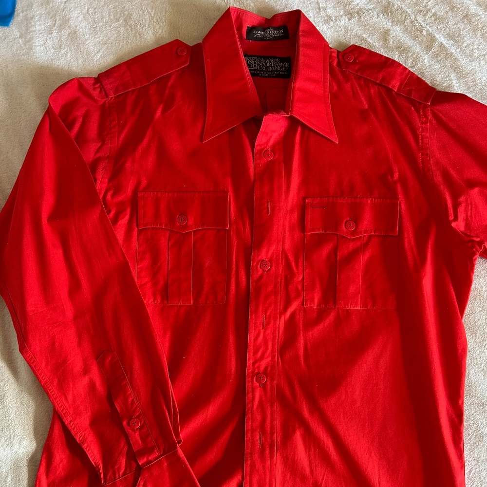 Man’s Shirt with Epaulets